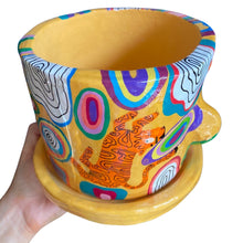 Load image into Gallery viewer, 'Funky' Large Plant Pot (one-off)