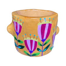 Load image into Gallery viewer, 'Retro Flower' Chunky Pot