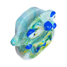 Load image into Gallery viewer, Marble Glasses Holders blue green (one off ready to ship)