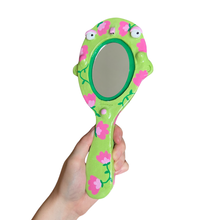 Load image into Gallery viewer, Hand-Held 'Flower Garden' Mirror