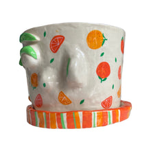Load image into Gallery viewer, NEW Oranges Large Plant Pot (One-Off)