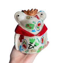 Load image into Gallery viewer, Garden Floral Frog Tea-Light Holder (One-Off)