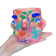 Load image into Gallery viewer, 'Floral Abstract' Classic Pot (One-Off)
