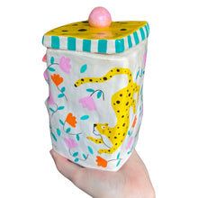 Load image into Gallery viewer, NEW 'Cheetah' Storage Jar (One-Off)