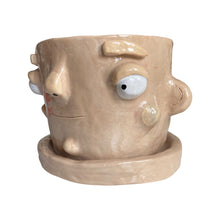 Load image into Gallery viewer, NEW Neutral Beige Large Plant Pot (One-Off)