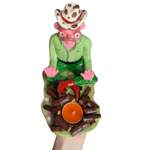 Load image into Gallery viewer, Woodland Cowboy Campfire Candle Holder (One-off)
