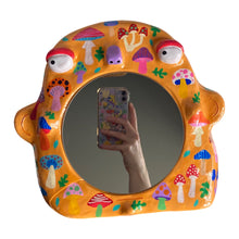 Load image into Gallery viewer, 'Not Mush-room Here' Stand-Up Mirror (one-off)