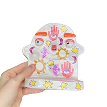 Load image into Gallery viewer, 'Pink Boho Tigers' Ponky Wall Shelf (One-Off)