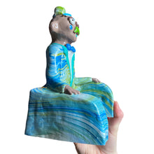 Load image into Gallery viewer, 'Marbled Man' The PonkyWot Butler Toilet Roll Holder (one-off)