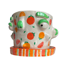 Load image into Gallery viewer, NEW Oranges Large Plant Pot (One-Off)
