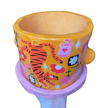 Load image into Gallery viewer, 'Tiger' Large Plant Pot (one-off)