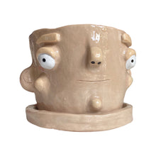Load image into Gallery viewer, NEW Neutral Beige Large Plant Pot (One-Off)