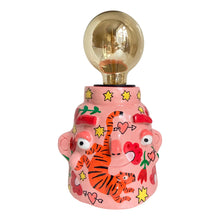 Load image into Gallery viewer, 'Pink Tiger' Lamp Base  (One-Off)