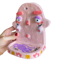 Load image into Gallery viewer, 'Lilac Tigers' Ponky Wall Shelf (One-Off)