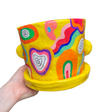 Load image into Gallery viewer, 'Ponkedelic' Large Plant Pot (One-Off)
