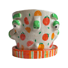 Load image into Gallery viewer, NEW Oranges Large Plant Pot (One-Off)