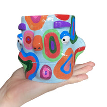 Load image into Gallery viewer, 'Groovy Blues' Classic Pot (One-Off)