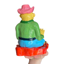 Load image into Gallery viewer, Multi-Colour Cowboy Campfire Candle Holder (One-off)