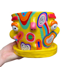 Load image into Gallery viewer, 'Ponkedelic' Large Plant Pot (One-Off)