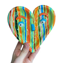 Load image into Gallery viewer, 'Stripey' Heart Dish