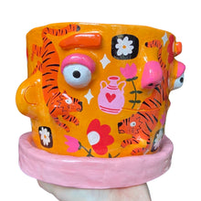 Load image into Gallery viewer, 'Tiger' Large Plant Pot (one-off)
