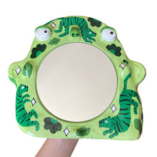 Load image into Gallery viewer, 'Green Tiger' Stand-Up Mirror (one-off)