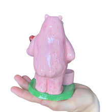 Load image into Gallery viewer, NEW Pink Bear Candle Holder / Matchstick Striker