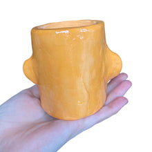 Load image into Gallery viewer, 'Orange Cheeks' Lil' Pot (one off)