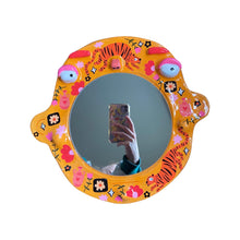 Load image into Gallery viewer, 'Tiger's' BIG Ponky Wall Mirror (one-off design)