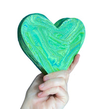 Load image into Gallery viewer, 'Blue and Green' Heart Dish