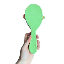 Load image into Gallery viewer, Hand-Held 'Green & Pink" Mirror