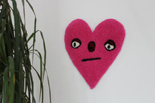 Load image into Gallery viewer, Pink Love Heart Shaped Tufted Wall Hanging