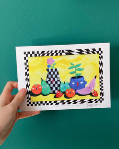 'Check My Fruits' Print by PonkyWots