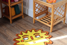 Load image into Gallery viewer, (NOW 30 % OFF) was £110! Sun/Star Yellow & Orange tufted rug