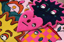 Load image into Gallery viewer, Pink Love Heart Shaped Tufted Wall Hanging