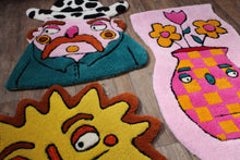 Load image into Gallery viewer, Cowboy tufted rug