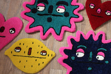 Load image into Gallery viewer, (NOW 30 % OFF) was £70! Midnight Sun Blue & Pink Tufted Wall Hanging