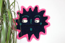Load image into Gallery viewer, (NOW 30 % OFF) was £70! Midnight Sun Blue & Pink Tufted Wall Hanging