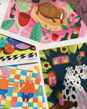 Load image into Gallery viewer, 'Check My Fruits' Print by PonkyWots
