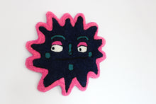 Load image into Gallery viewer, (NOW 30 % OFF) was £70! Midnight Sun Blue & Pink Tufted Wall Hanging