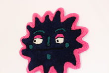 Load image into Gallery viewer, (NOW 30 % OFF) was £70! Midnight Sun Blue & Pink Tufted Wall Hanging