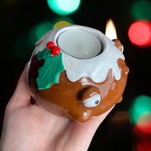Load image into Gallery viewer, Christmas Pudding Candle Holder