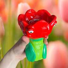 Load image into Gallery viewer, Red Tulip Tea-light Candle Holder