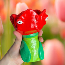 Load image into Gallery viewer, Red Tulip Tea-light Candle Holder