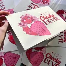 Load image into Gallery viewer, 'You Cheeky Devil' Illustrated Card