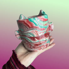 Load image into Gallery viewer, Mulberry & Teal Marble Devil (One-Off)