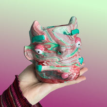 Load image into Gallery viewer, Mulberry & Teal Marble Devil (One-Off)