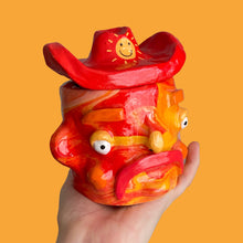 Load image into Gallery viewer, Sunshine Marble Cowboy in Orange (one-off)
