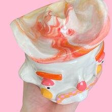 Load image into Gallery viewer, Pink Checker Tash n Marble Hat Cowboy (one-off)