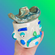 Load image into Gallery viewer, Ocean Marble Hat Cowboy (one-off)